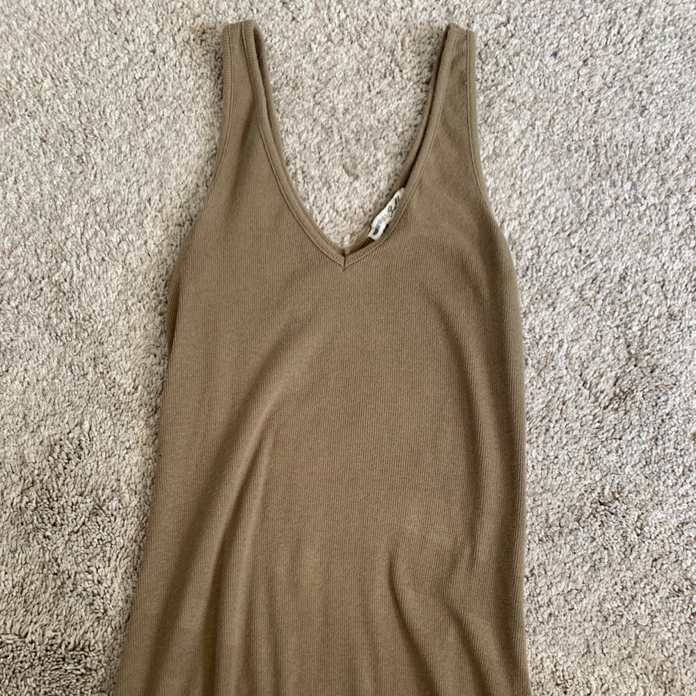 Green tank top